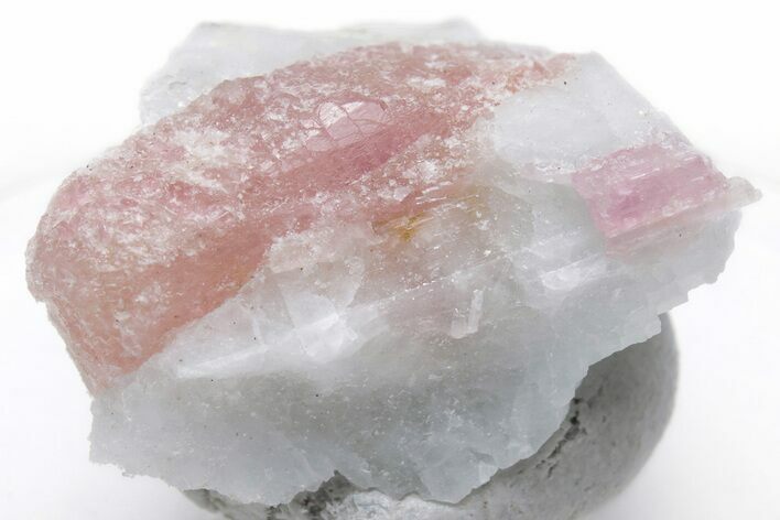 Pink Tourmaline (Rubellite) in Quartz - Brazil #221592